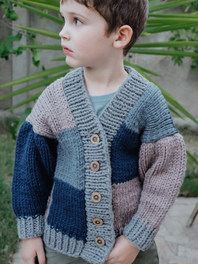 How To Knit The Big Patchwork Cardigan – Free Pattern - CJ Design Blog